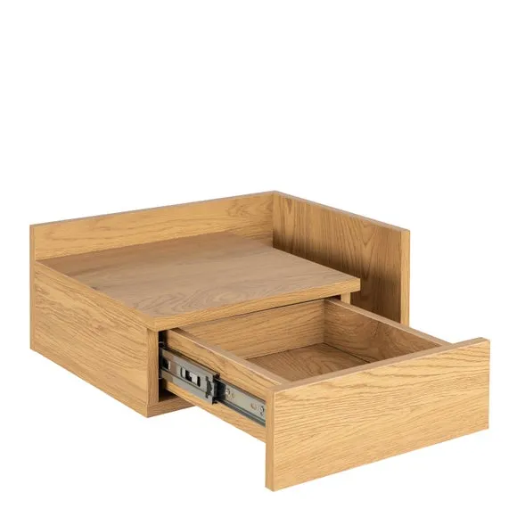 Return - Furniture To Go Ashlan 1 Drawer Square Wall Mounted Bedside Table 6