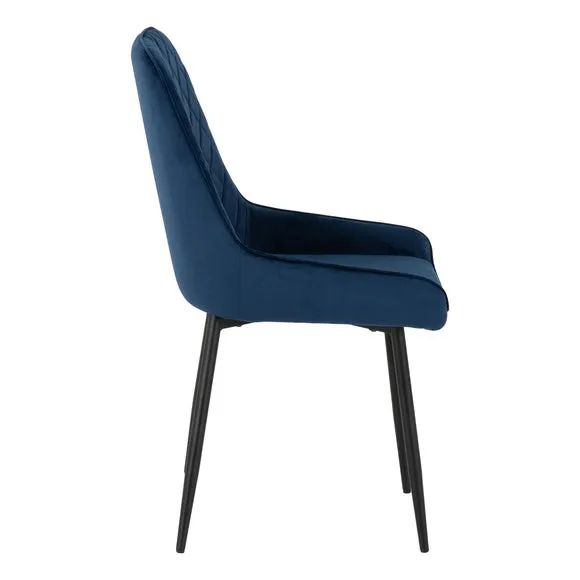 Avery Set of 2 Dining Chairs, Velvet 4