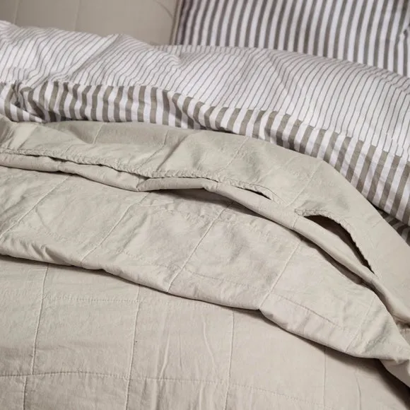 Yard Hebden Washed Cotton Bedspread 3