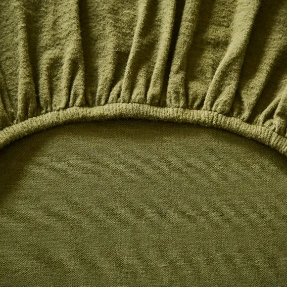 100% Organic Brushed Cotton Fitted Sheet 3