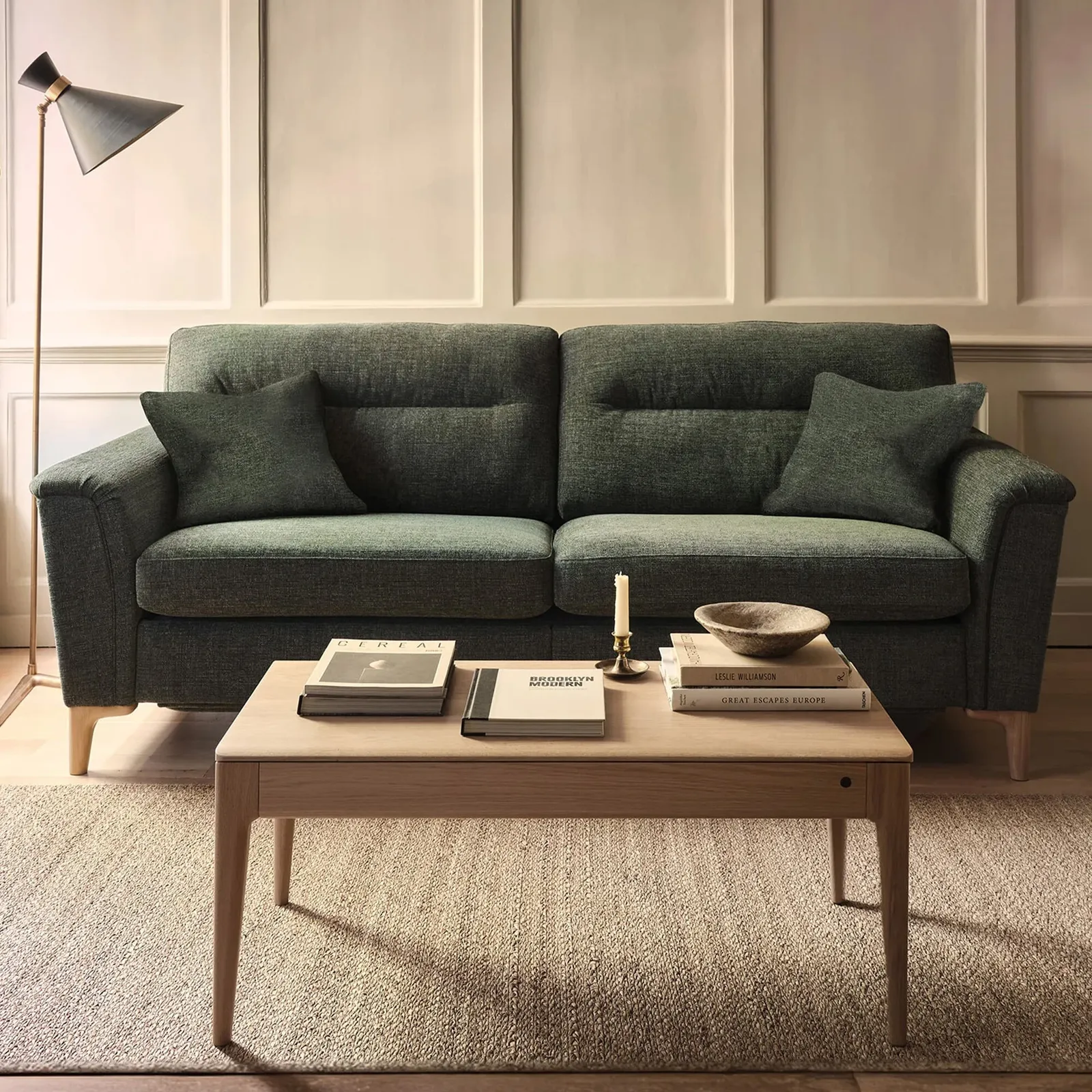Ercol Sandford Large Sofa Fabric | Barker & Stonehouse 2