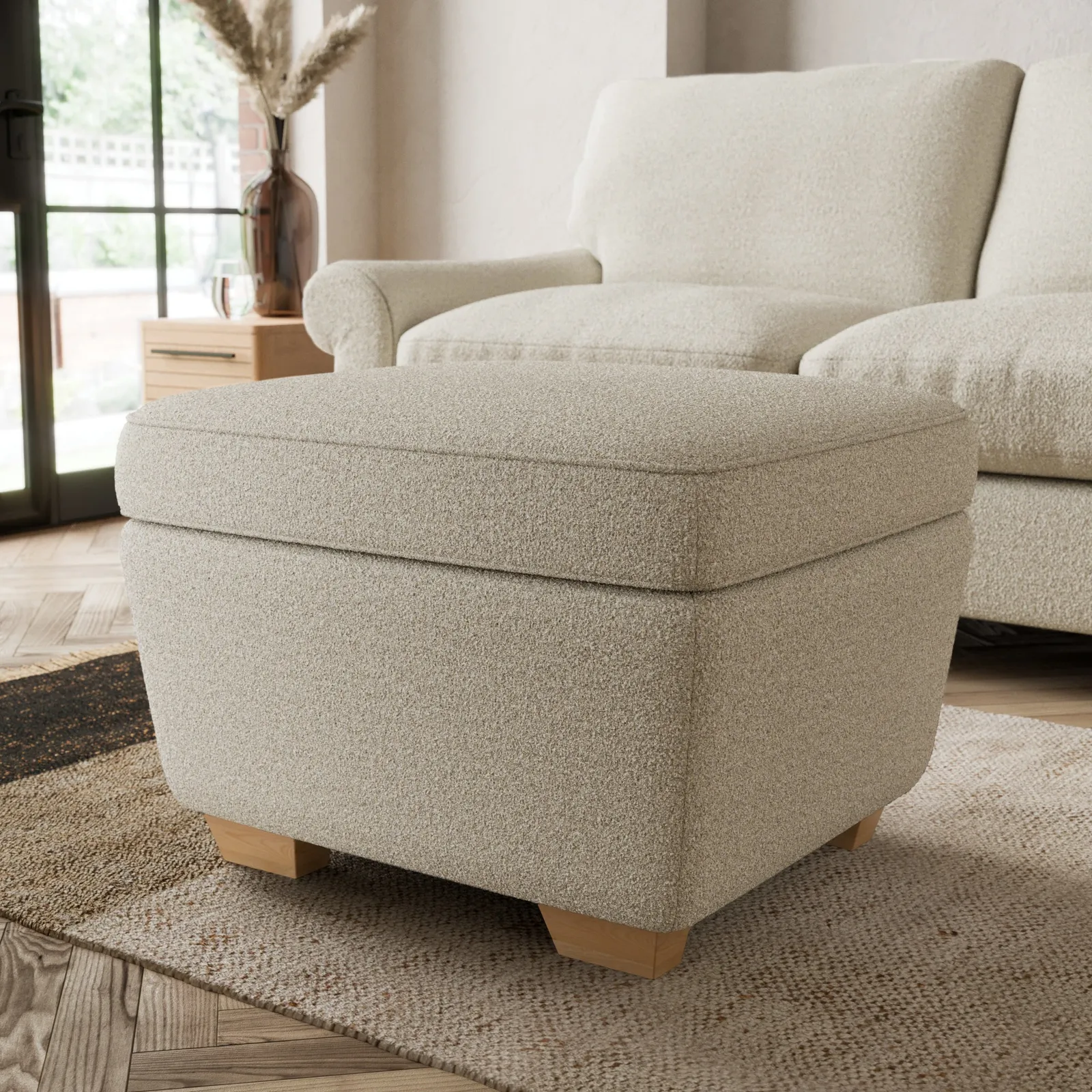 Arundel Cosy Marl Footstool Cosy Marl Chateau Grey