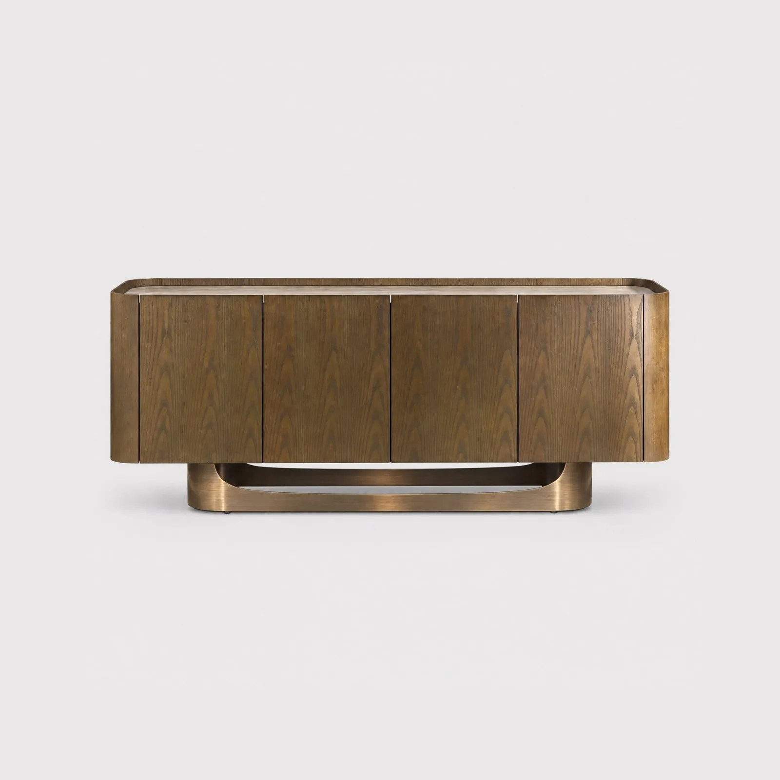 Stone Italia Srl Quintana 4Dr Buffet 204Cm Harmony Marble (Har) Sideboard | Barker & Stonehouse