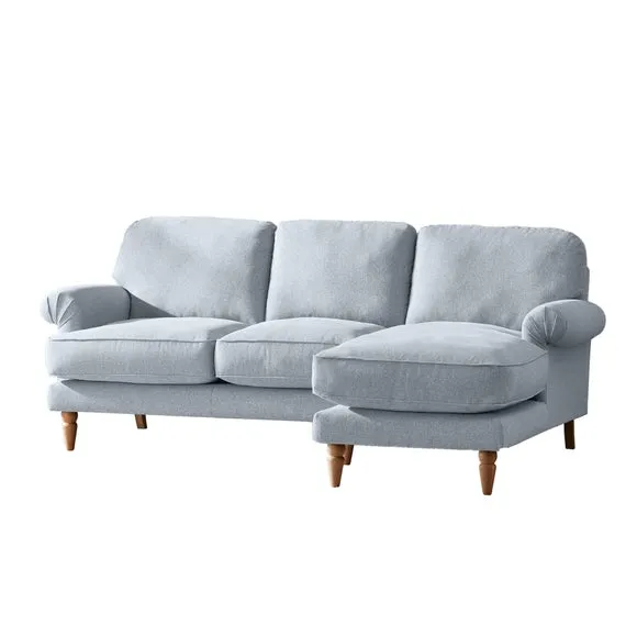 Jolene Soft Texture Corner Chaise Sofa 3