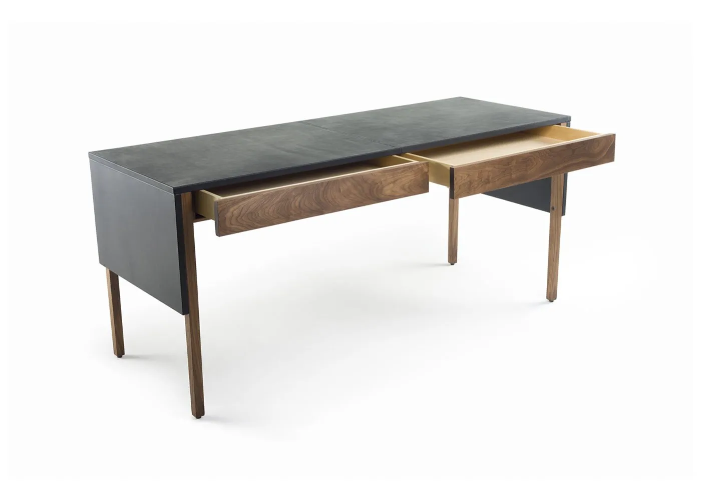De La Espada Drape Desk Walnut