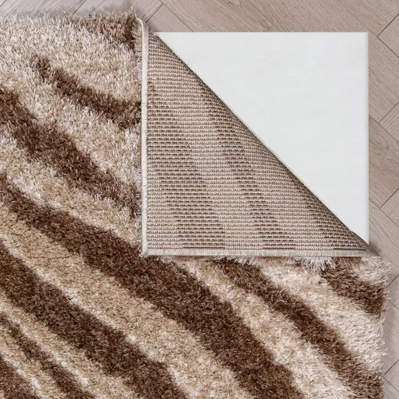Indulgence Zebra Luxe Shaggy rug 3