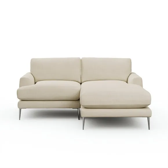 Lawson Chunky Tonal Weave Corner Chaise Sofa 6