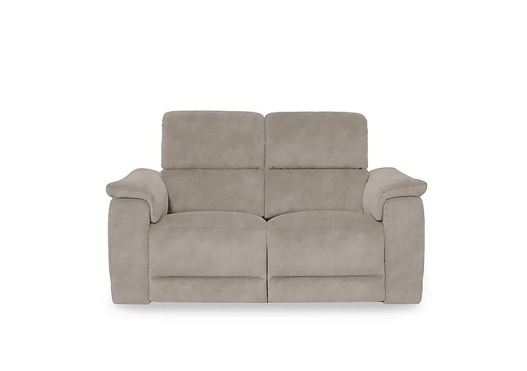 Genius Fabric 2 Seater Power Recliner Sofa with Power Headrests - Dexter Ivory