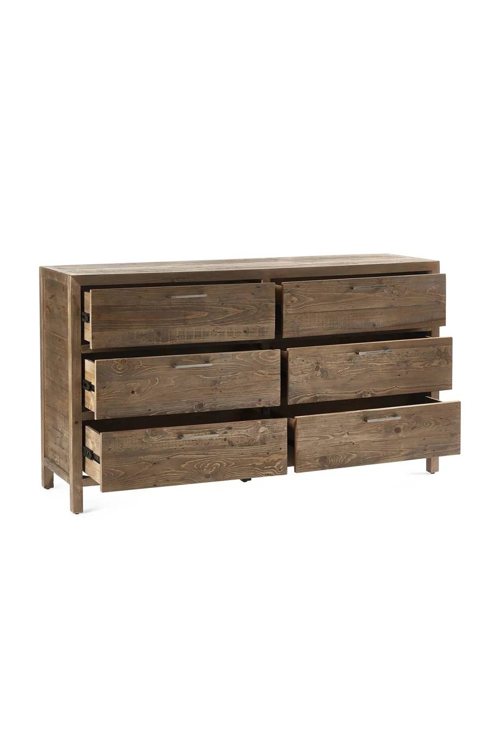 Julian Bowen Heritage 6 Drawer Wide Chest in Brown 3