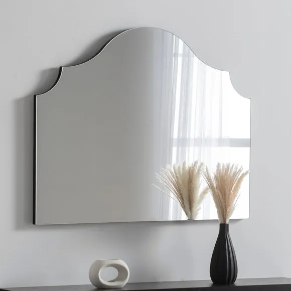Yearn Precious Arched Overmantel Wall Mirror