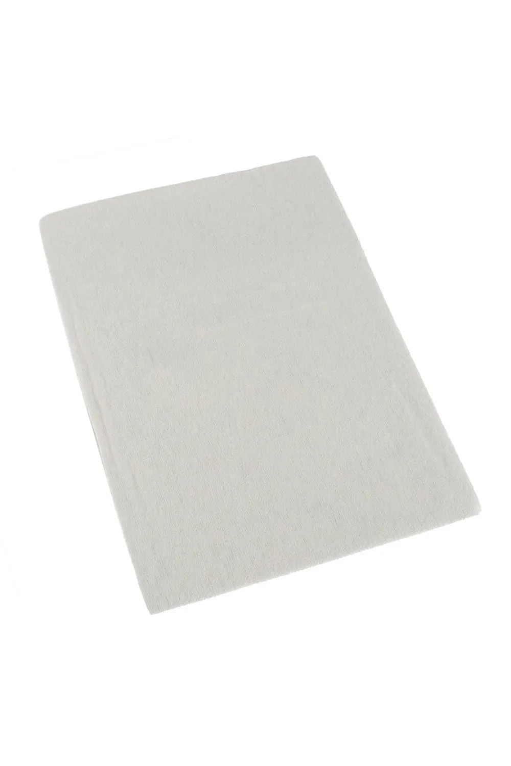 Homescapes 100% Brushed Cotton Cot Flat Sheet Single Pack, 100 x 150 cm in Beige 1