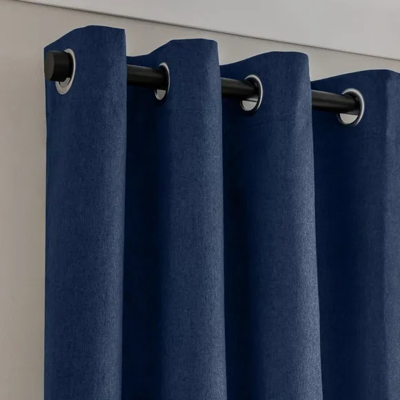 Luna Brushed Eyelet Curtains (Blackout Available) 1