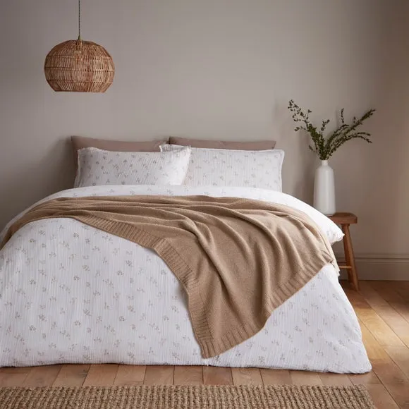 Knitted Throw Blanket 235cm x 235cm 2