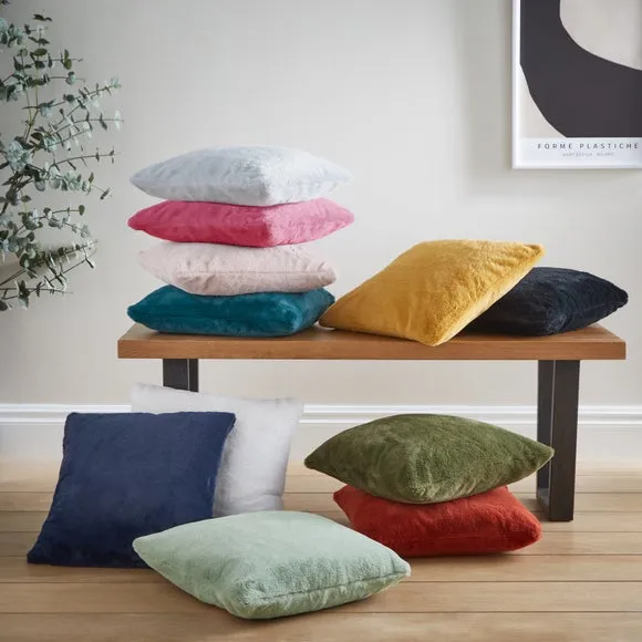 Adeline Faux Fur Cushion Cover 3