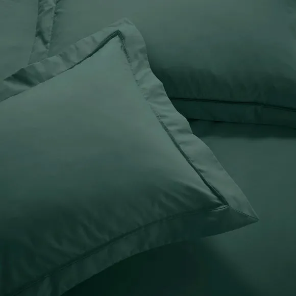 Dorma Crisp & Fresh 400 Thread Count Egyptian Cotton Percale Oxford Pillowcase 1