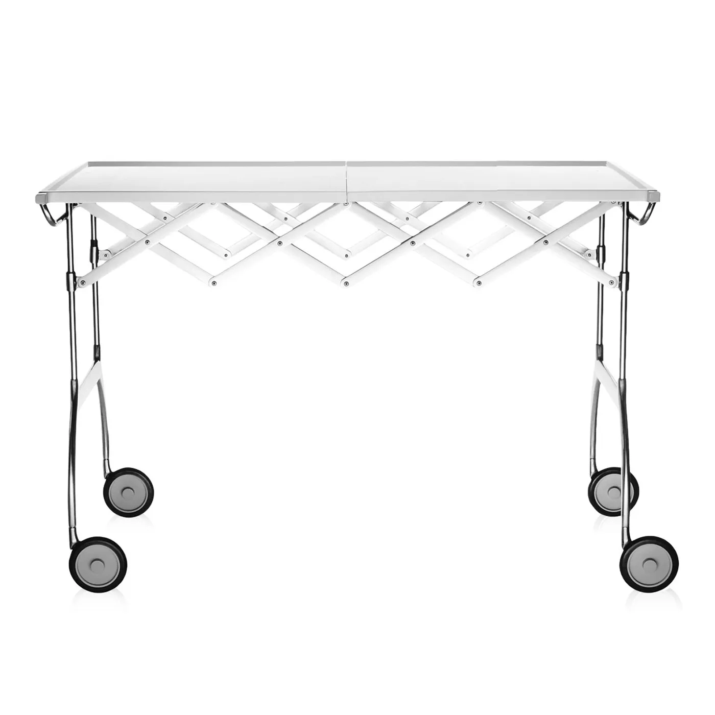 Kartell Battista Folding Trolley Sea Blue