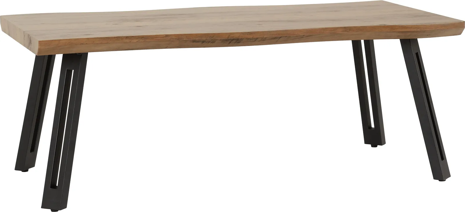 Seconique Quebec Wave Edge Coffee Table in Dark Brown 5