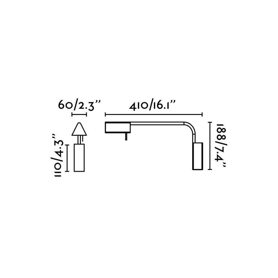 Netlighting Academy LED Indoor Wall Lamp Chrome in Grey 2