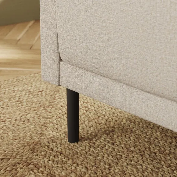 Mae Corner Dining Bench, Textured Weave 5