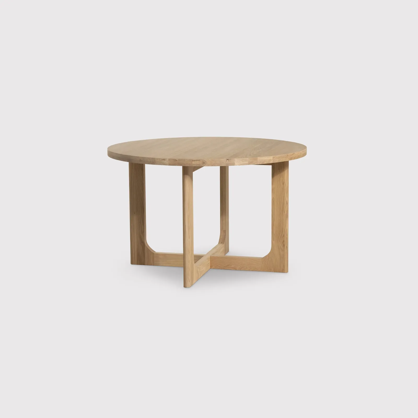 Olav Round Dining Table 120Cm, Round, Brown Oak | Barker & Stonehouse