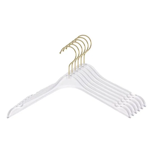 Set of 6 Crystal Acrylic Hangers 3