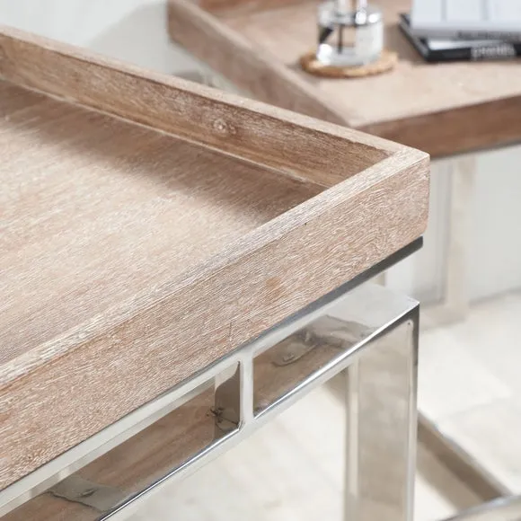Evelyn Natural Antique Console Table 2