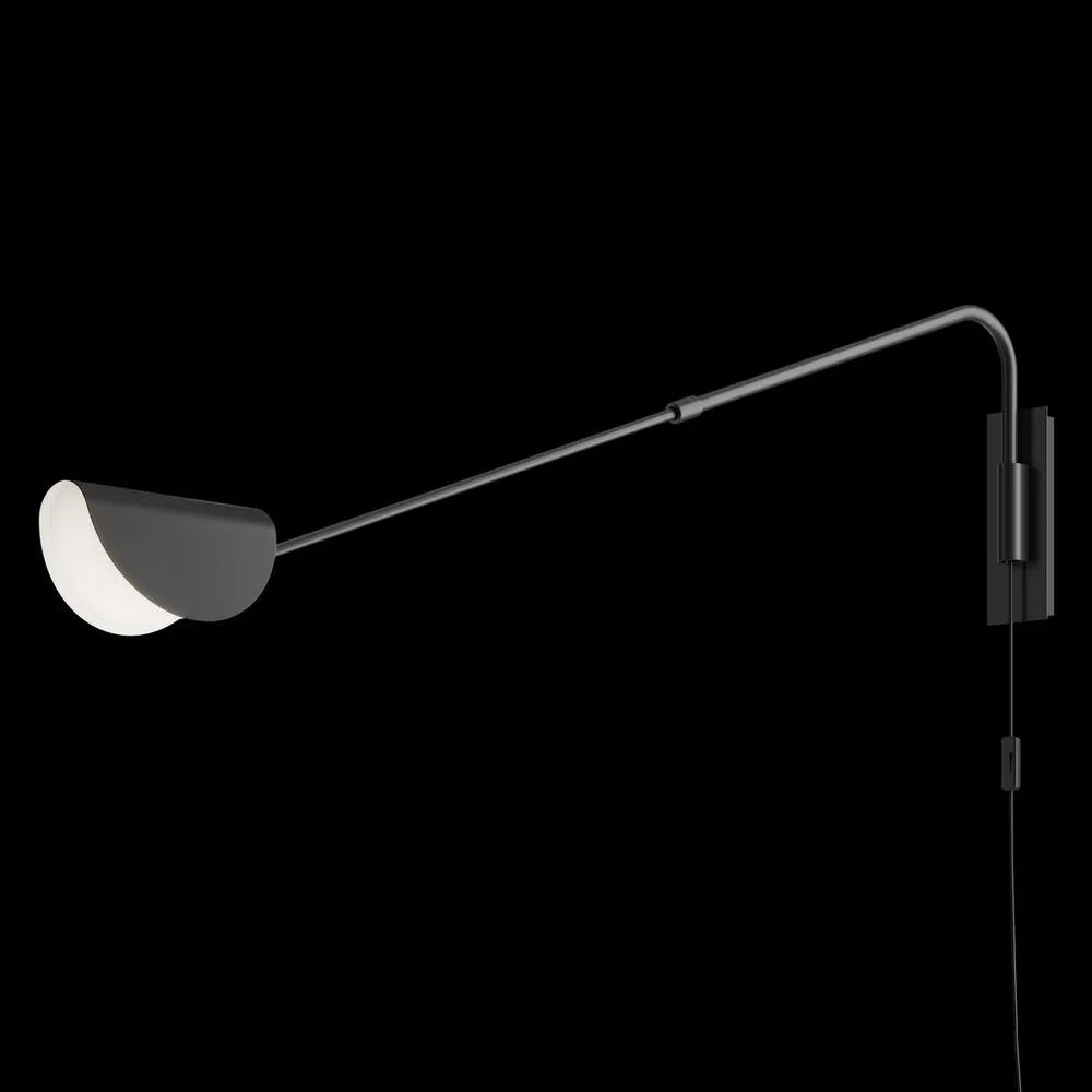 Netlighting Maytoni Mollis Modern Wall Lamp Black G9 2