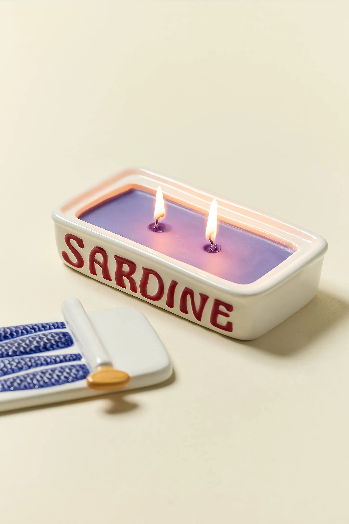 Sardine Candle - White