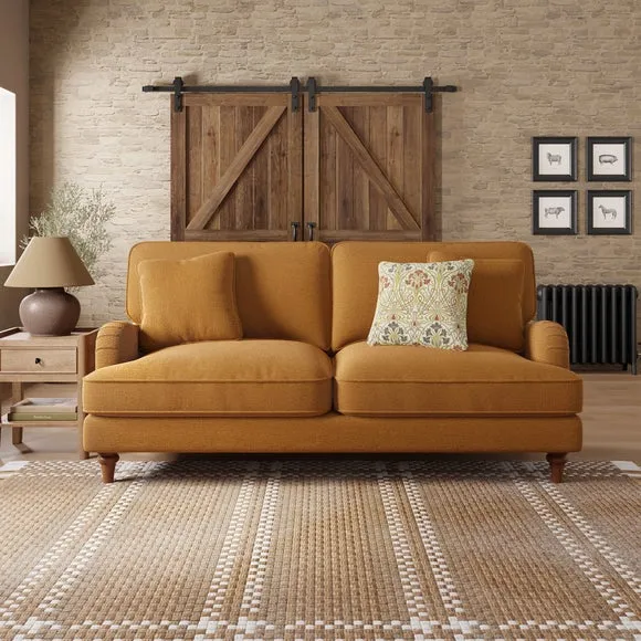 Beatrice II Soft Tonal Chenille 3 Seater Sofa 1