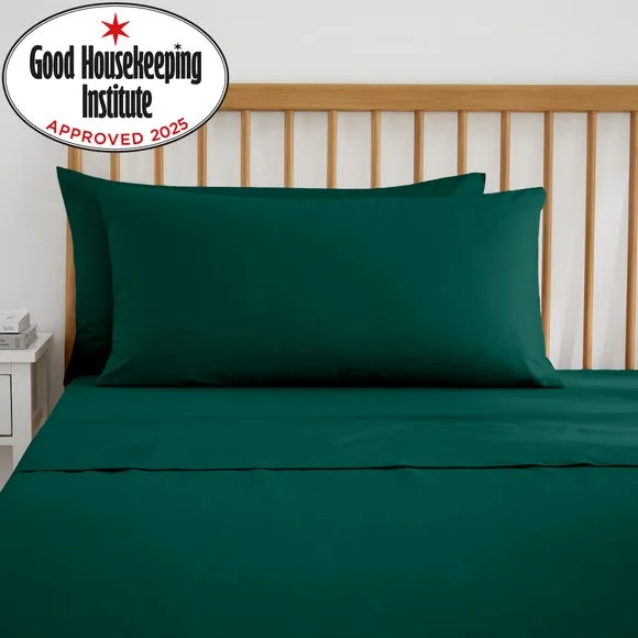 Pure Cotton Kingsize Pillowcase Pair