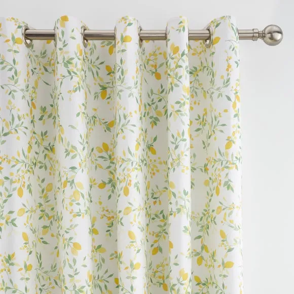 Evie Lemons 100% Cotton Eyelet Blackout Curtains
