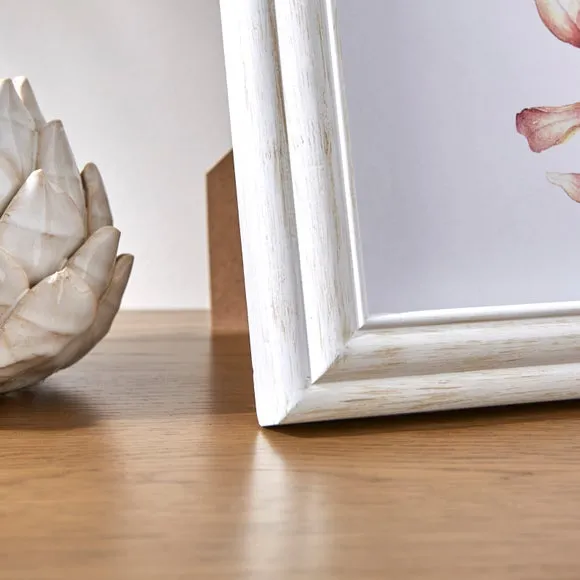 Churchgate Washed Wooden White Photo Frame 2