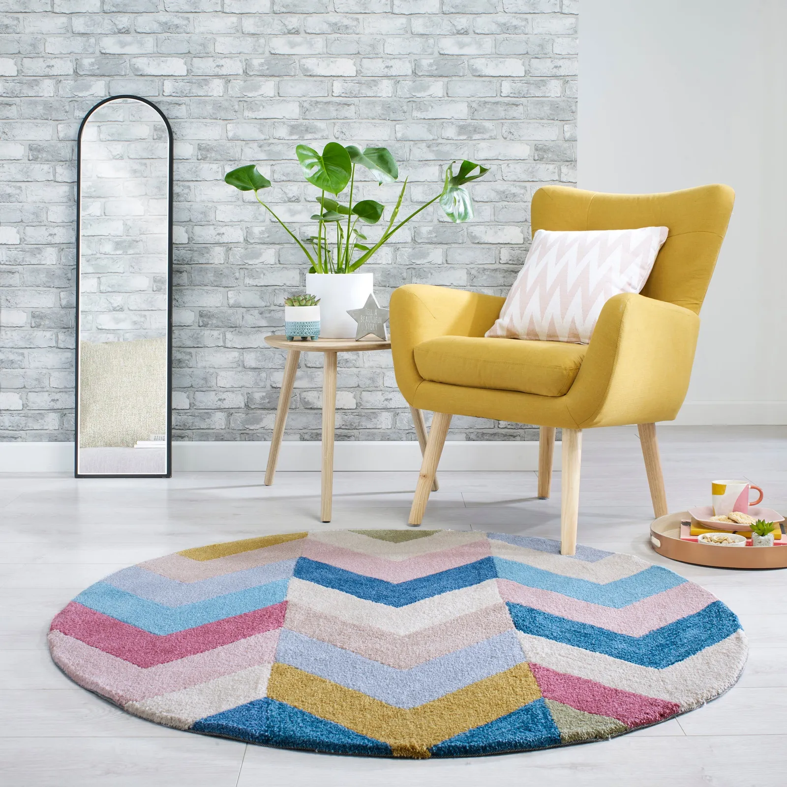 Chroma Circle Rug MultiColoured