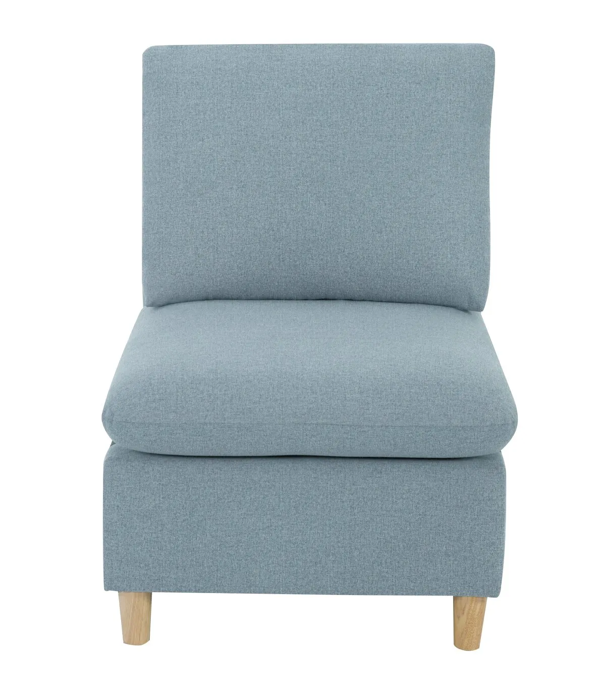 Habitat Mod Fabric Armchair without Arms - Blue