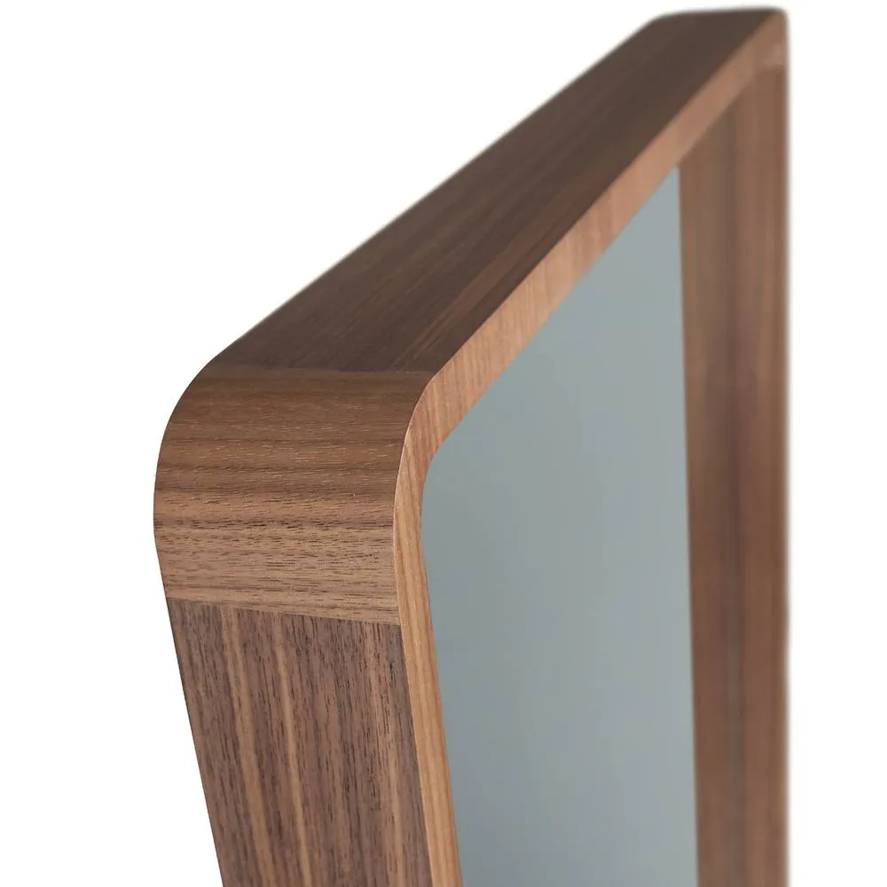Angel Cerda Rectangular Walnut Wall Mirror 60x190 cm 5