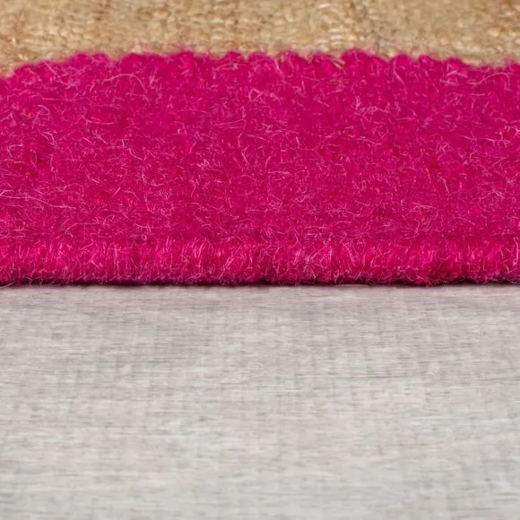 Sophie Robinson Wave Jute Border Rug 4