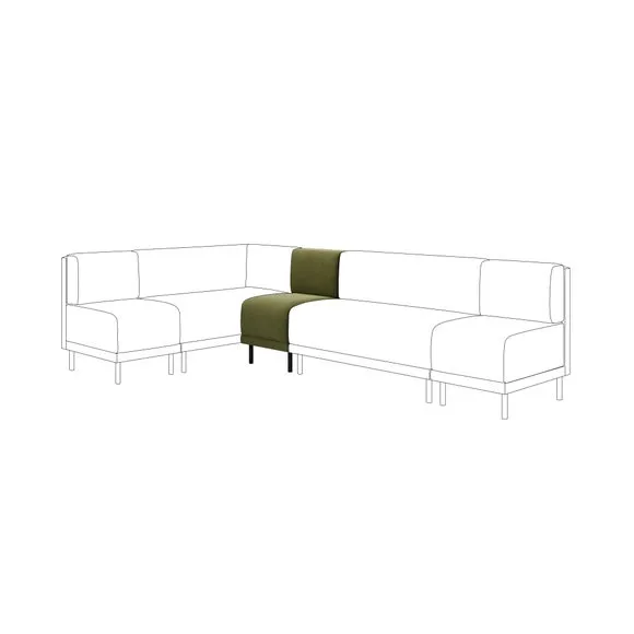 Mae Small Dining Bench, Boucle