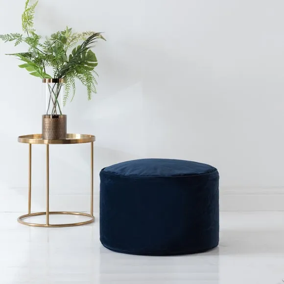 Eliza Velvet Pouffe 1