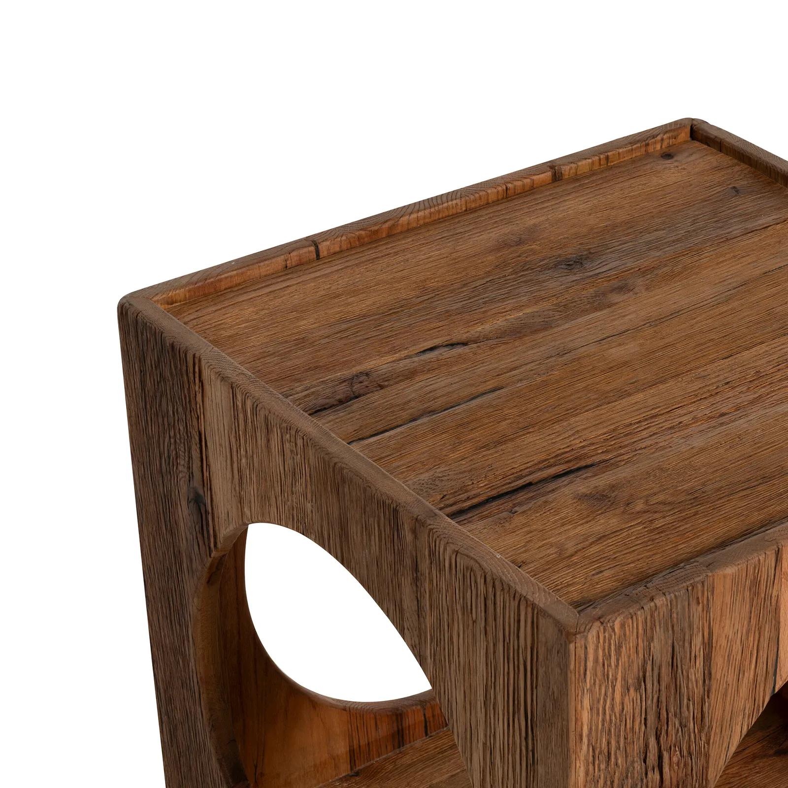 Wicklow Side Table 60X60X60Cm, Brown Oak | Barker & Stonehouse 3