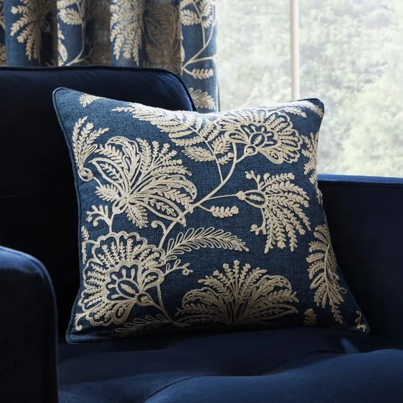 Dakota Embroidered Square Cushion 1