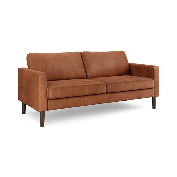 Jacob Faux Leather 3 Seater Sofa 6