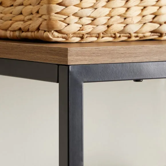 Fulton Wall Shelf with Hooks Pine 2