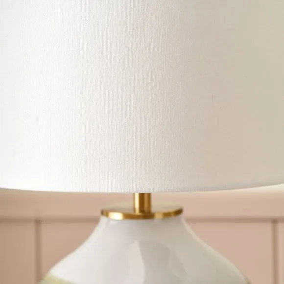 Pacific Lifestyle Juno Ombre Glass Table Lamp with Henry Cylinder Lampshade 4