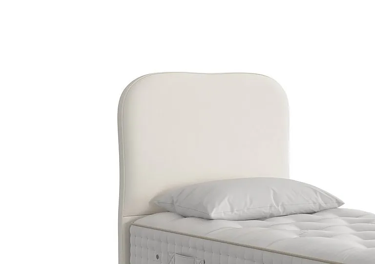 Lennox Floor Standing Headboard - Single - Gem Cream