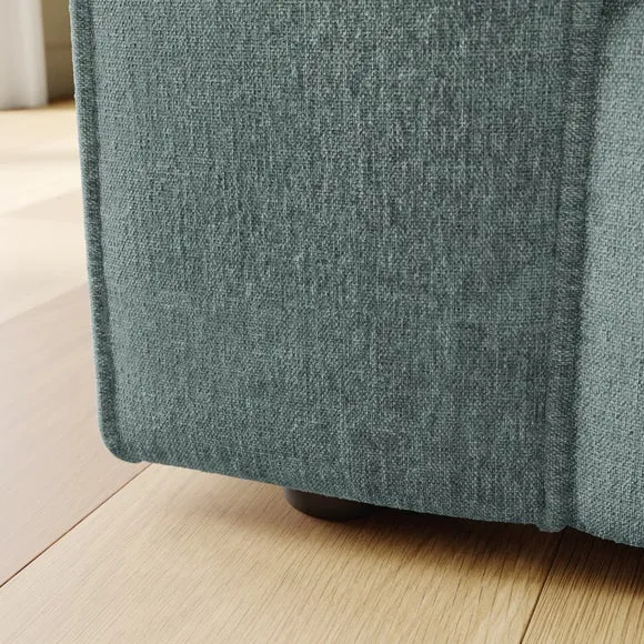 Abel Vintage Soft Chenille 3 Seater Sofa 5