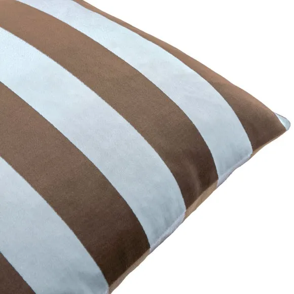 Furn The Ultimate Stripe Jacquard Cushion Blueberry Muffin 45 X 45Cm, Blue 3
