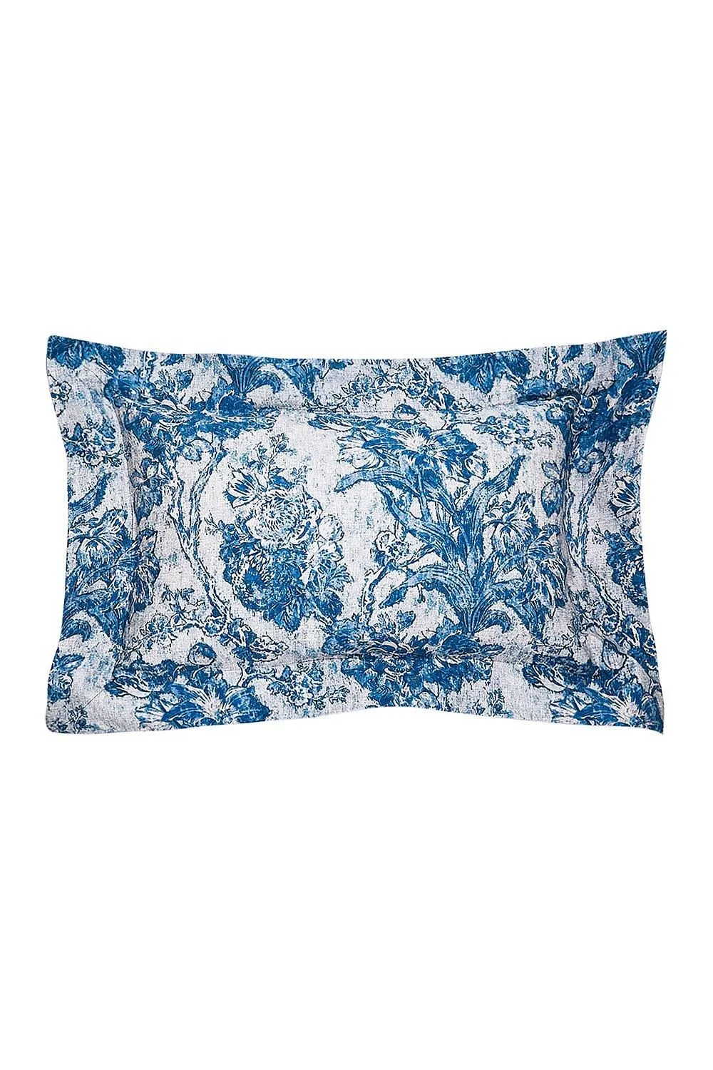 Sanderson 'Fringed Tulip Toile' Cotton Duvet Cover Set in Blue 3
