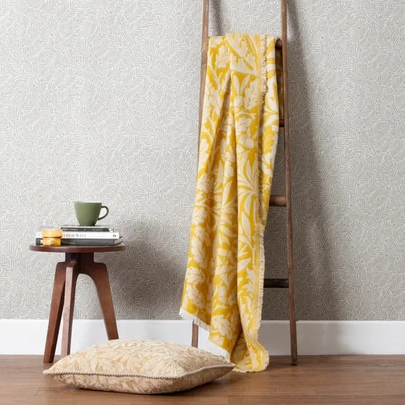 Morris & Co. Acorn Tonal Throw Blanket 130cm x 170cm