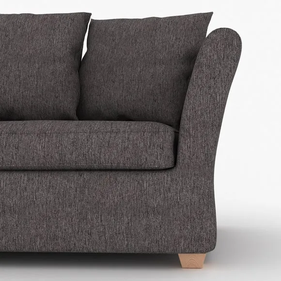 Emmett Woven Fabric 2 Seater Double Sofa Bed 3