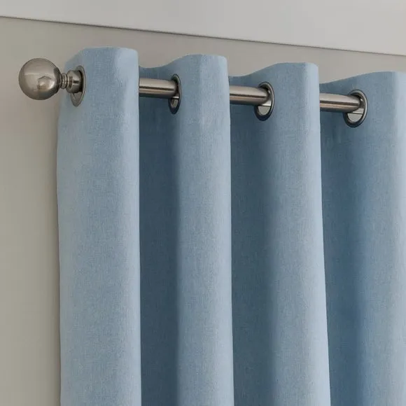 Luna Brushed Eyelet Curtains (Blackout Available) 1